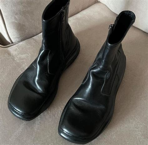 prada vibram boots|Black Prada Vibram Boots F/W 1999 (Women's) Size 38 .